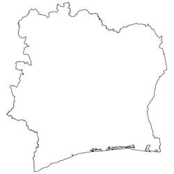 Dibujo para colorear: Costa de Marfil (Geografía y Lugares) #191690 - Dibujos para Colorear e Imprimir Gratis
