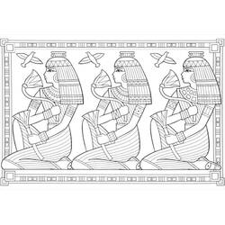 Dibujos para colorear: Egipto - Dibujos para Colorear e Imprimir Gratis