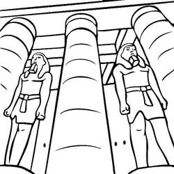 Dibujo para colorear: Egipto (Geografía y Lugares) #192831 - Dibujos para Colorear e Imprimir Gratis
