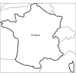 Dibujo para colorear: Francia (Geografía y Lugares) #183841 - Dibujos para Colorear e Imprimir Gratis
