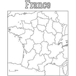 Dibujo para colorear: Francia (Geografía y Lugares) #183844 - Dibujos para Colorear e Imprimir Gratis
