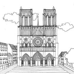 Dibujo para colorear: Francia (Geografía y Lugares) #183868 - Dibujos para Colorear e Imprimir Gratis