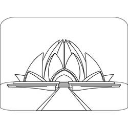 Dibujo para colorear: India (Geografía y Lugares) #183987 - Dibujos para Colorear e Imprimir Gratis