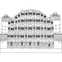 Dibujo para colorear: India (Geografía y Lugares) #183988 - Dibujos para Colorear e Imprimir Gratis