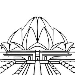 Dibujo para colorear: India (Geografía y Lugares) #183991 - Dibujos para Colorear e Imprimir Gratis