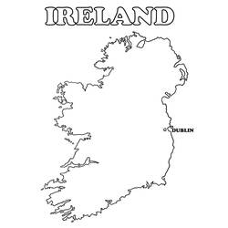 Dibujo para colorear: Irlanda (Geografía y Lugares) #192941 - Dibujos para Colorear e Imprimir Gratis