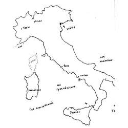 Dibujo para colorear: Italia (Geografía y Lugares) #180528 - Dibujos para Colorear e Imprimir Gratis