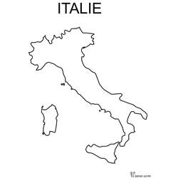 Dibujo para colorear: Italia (Geografía y Lugares) #180530 - Dibujos para Colorear e Imprimir Gratis