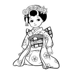 Dibujo para colorear: Japón (Geografía y Lugares) #183927 - Dibujos para Colorear e Imprimir Gratis
