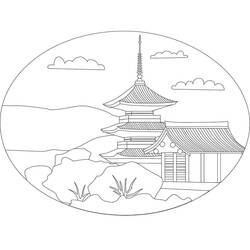 Dibujo para colorear: Japón (Geografía y Lugares) #183944 - Dibujos para Colorear e Imprimir Gratis