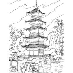 Dibujos para colorear: Japón - Dibujos para Colorear e Imprimir Gratis