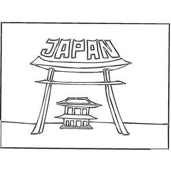 Dibujo para colorear: Japón (Geografía y Lugares) #183950 - Dibujos para Colorear e Imprimir Gratis
