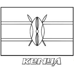 Dibujo para colorear: Kenia (Geografía y Lugares) #190687 - Dibujos para Colorear e Imprimir Gratis