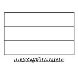 Dibujos para colorear: Luxemburgo - Dibujos para Colorear e Imprimir Gratis