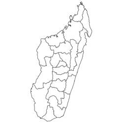 Dibujo para colorear: Madagascar (Geografía y Lugares) #191650 - Dibujos para Colorear e Imprimir Gratis