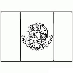 Dibujo para colorear: México (Geografía y Lugares) #184028 - Dibujos para Colorear e Imprimir Gratis