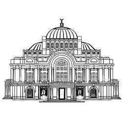 Dibujo para colorear: México (Geografía y Lugares) #184039 - Dibujos para Colorear e Imprimir Gratis