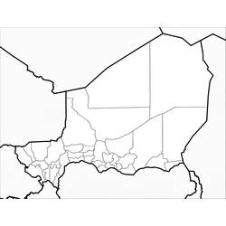 Dibujo para colorear: Níger (Geografía y Lugares) #190676 - Dibujos para Colorear e Imprimir Gratis