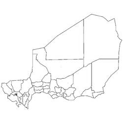 Dibujo para colorear: Níger (Geografía y Lugares) #190677 - Dibujos para Colorear e Imprimir Gratis