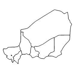 Dibujo para colorear: Níger (Geografía y Lugares) #190678 - Dibujos para Colorear e Imprimir Gratis