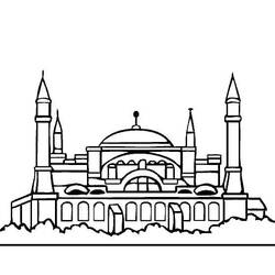 Dibujo para colorear: Pavo (Geografía y Lugares) #190570 - Dibujos para Colorear e Imprimir Gratis
