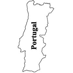 Dibujo para colorear: Portugal (Geografía y Lugares) #215991 - Dibujos para Colorear e Imprimir Gratis