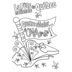 Dibujo para colorear: Quebec (Geografía y Lugares) #194308 - Dibujos para Colorear e Imprimir Gratis