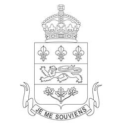 Dibujo para colorear: Quebec (Geografía y Lugares) #194309 - Dibujos para Colorear e Imprimir Gratis