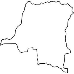 Dibujo para colorear: República Democrática del Congo (Geografía y Lugares) #193378 - Dibujos para Colorear e Imprimir Gratis
