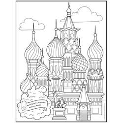 Dibujo para colorear: Rusia (Geografía y Lugares) #192544 - Dibujos para Colorear e Imprimir Gratis