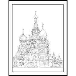 Dibujo para colorear: Rusia (Geografía y Lugares) #192547 - Dibujos para Colorear e Imprimir Gratis