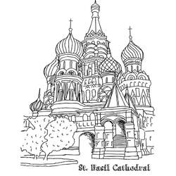 Dibujo para colorear: Rusia (Geografía y Lugares) #192549 - Dibujos para Colorear e Imprimir Gratis