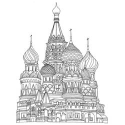 Dibujo para colorear: Rusia (Geografía y Lugares) #192556 - Dibujos para Colorear e Imprimir Gratis