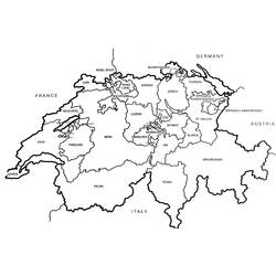 Dibujo para colorear: Suiza (Geografía y Lugares) #183887 - Dibujos para Colorear e Imprimir Gratis