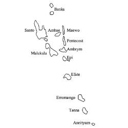 Dibujo para colorear: Vanuatu (Geografía y Lugares) #191733 - Dibujos para Colorear e Imprimir Gratis