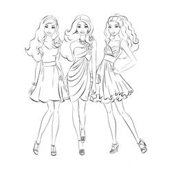 Dibujo para colorear: Barbie (Juguetes y Juegos) #27451 - Dibujos para Colorear e Imprimir Gratis