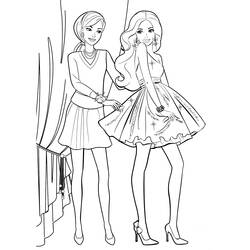 Dibujo para colorear: Barbie (Juguetes y Juegos) #27481 - Dibujos para Colorear e Imprimir Gratis