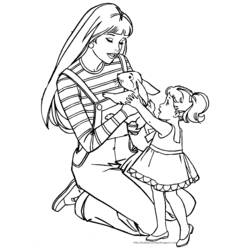 Dibujo para colorear: Barbie (Juguetes y Juegos) #27485 - Dibujos para Colorear e Imprimir Gratis
