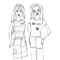Dibujo para colorear: Barbie (Juguetes y Juegos) #27516 - Dibujos para Colorear e Imprimir Gratis