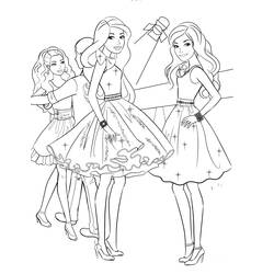 Dibujo para colorear: Barbie (Juguetes y Juegos) #27539 - Dibujos para Colorear e Imprimir Gratis