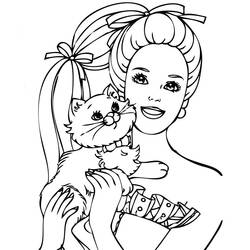 Dibujo para colorear: Barbie (Juguetes y Juegos) #27544 - Dibujos para Colorear e Imprimir Gratis