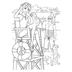 Dibujo para colorear: Barbie (Juguetes y Juegos) #27561 - Dibujos para Colorear e Imprimir Gratis
