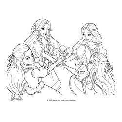 Dibujo para colorear: Barbie (Juguetes y Juegos) #27594 - Dibujos para Colorear e Imprimir Gratis