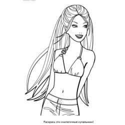 Dibujo para colorear: Barbie (Juguetes y Juegos) #27815 - Dibujos para Colorear e Imprimir Gratis