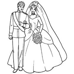 Dibujo para colorear: Barbie y Ken (Juguetes y Juegos) #219762 - Dibujos para Colorear e Imprimir Gratis