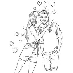 Dibujo para colorear: Barbie y Ken (Juguetes y Juegos) #219766 - Dibujos para Colorear e Imprimir Gratis