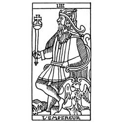 Dibujo para colorear: Carta de Tarot (Juguetes y Juegos) #219863 - Dibujos para Colorear e Imprimir Gratis