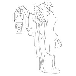 Dibujo para colorear: Carta de Tarot (Juguetes y Juegos) #219865 - Dibujos para Colorear e Imprimir Gratis