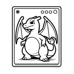 Dibujos para colorear: Carta Pokémon - Dibujos para Colorear e Imprimir Gratis