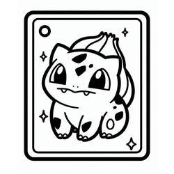Dibujo para colorear: Carta Pokémon (Juguetes y Juegos) #213891 - Dibujos para Colorear e Imprimir Gratis